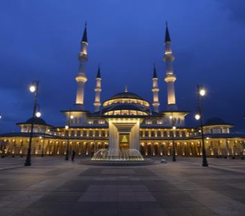 Bestepe Millet Mosque in Presidential Complex / Ankara